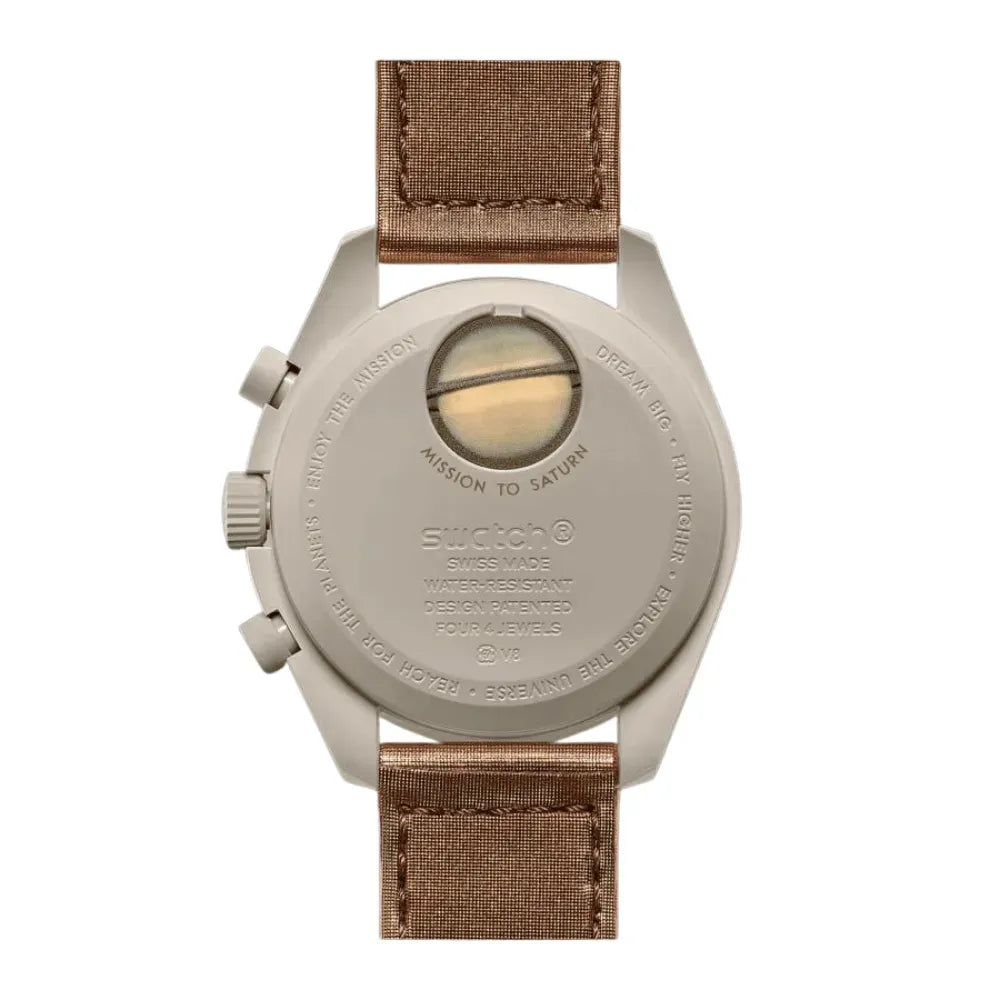 Omega x Swatch Speedmaster MoonSwatch “Mission to Saturn”